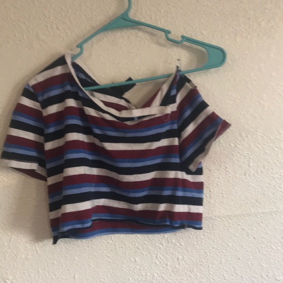 cute striped crop top - Picture 1 of 2